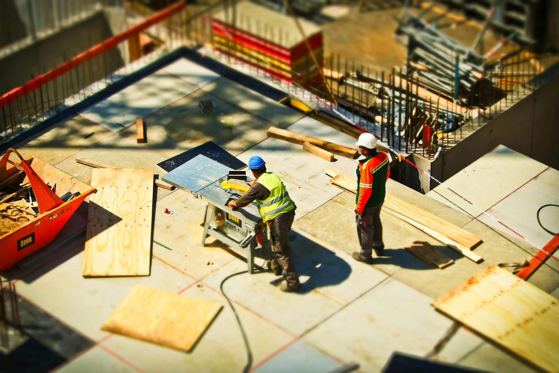 Il team Fundamenta al lavoro in cantiere
